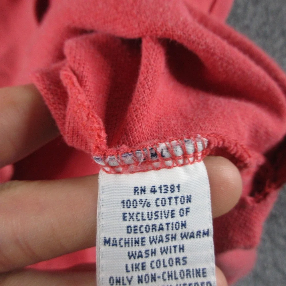 Polo Ralph Lauren Polo Shirt Mens L Red Short Sleeve Custom Fit Cotton Logo